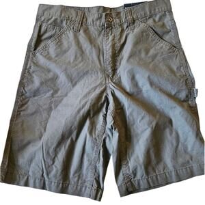 Faded Glory Men's Cargo Shorts Size 32 Olive Green 100% Cotton NWT Tags
